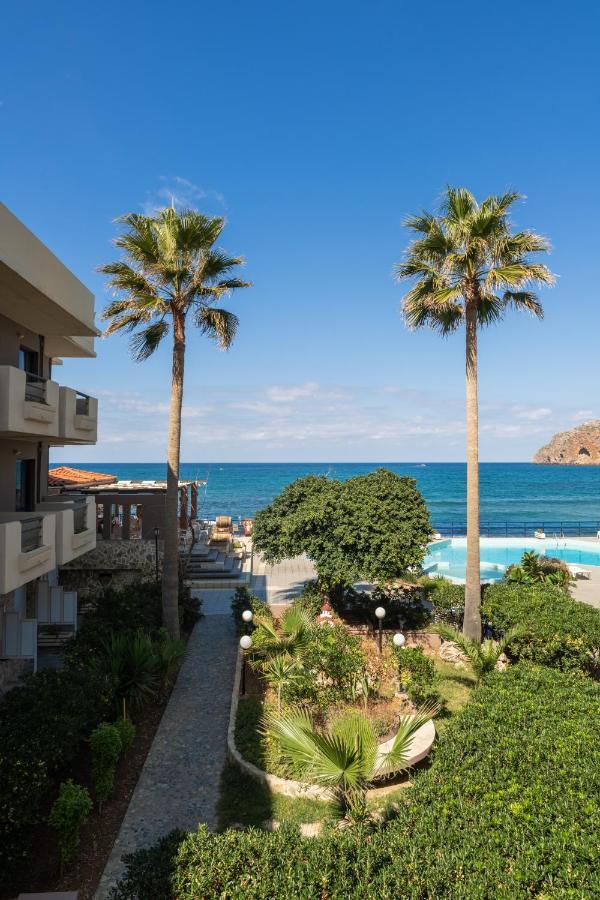 Hotel Haris On The Beach Agia Marina Exterior foto