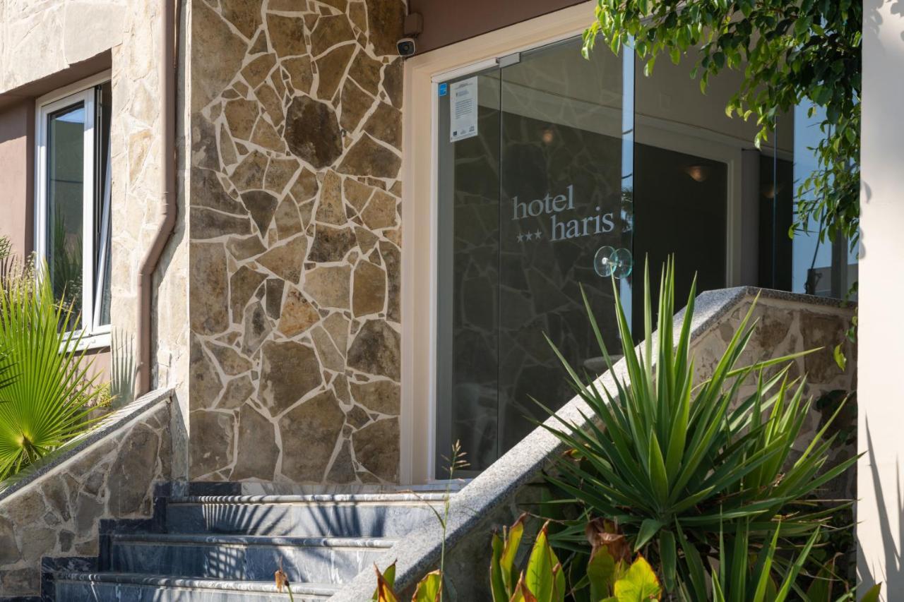 Hotel Haris On The Beach Agia Marina Exterior foto